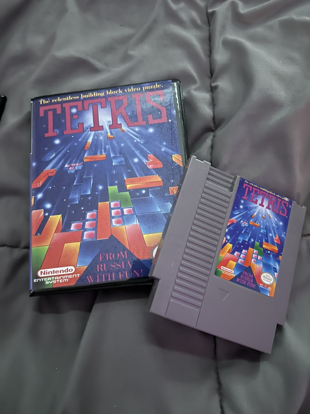 Tetris (Nintendo Entertainment System, 1989) – With FREE plastic Display Case
