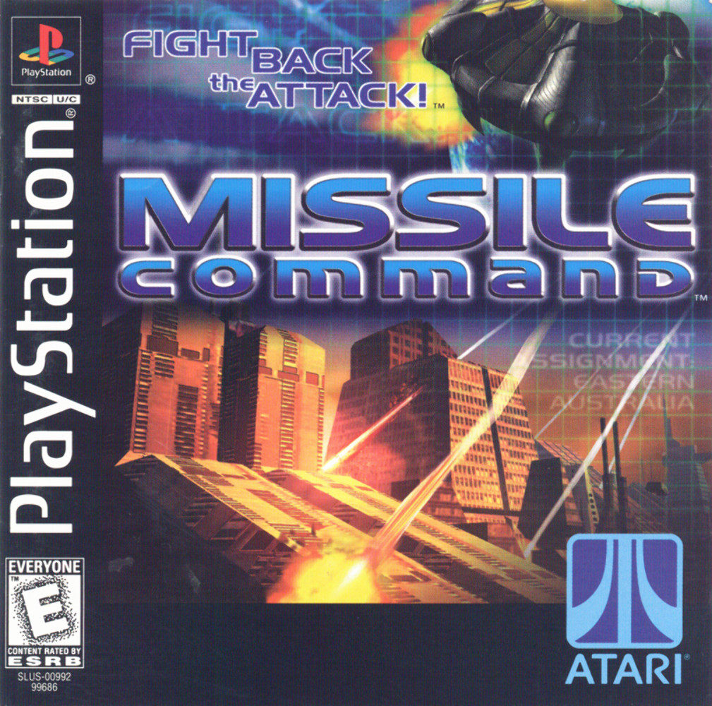 Missile Command (PlayStation, 1999) CIB Complete