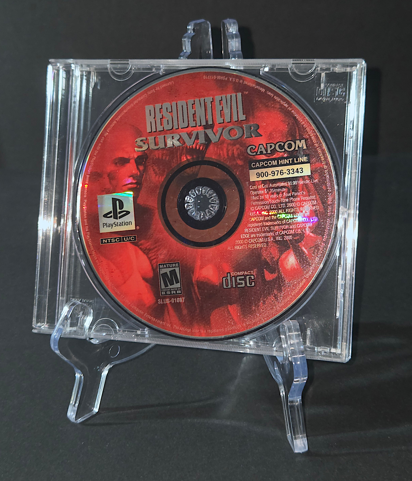 Resident Evil Survivor PS1 Sony PlayStation 1 Disc Only Tested & Working NTSC US