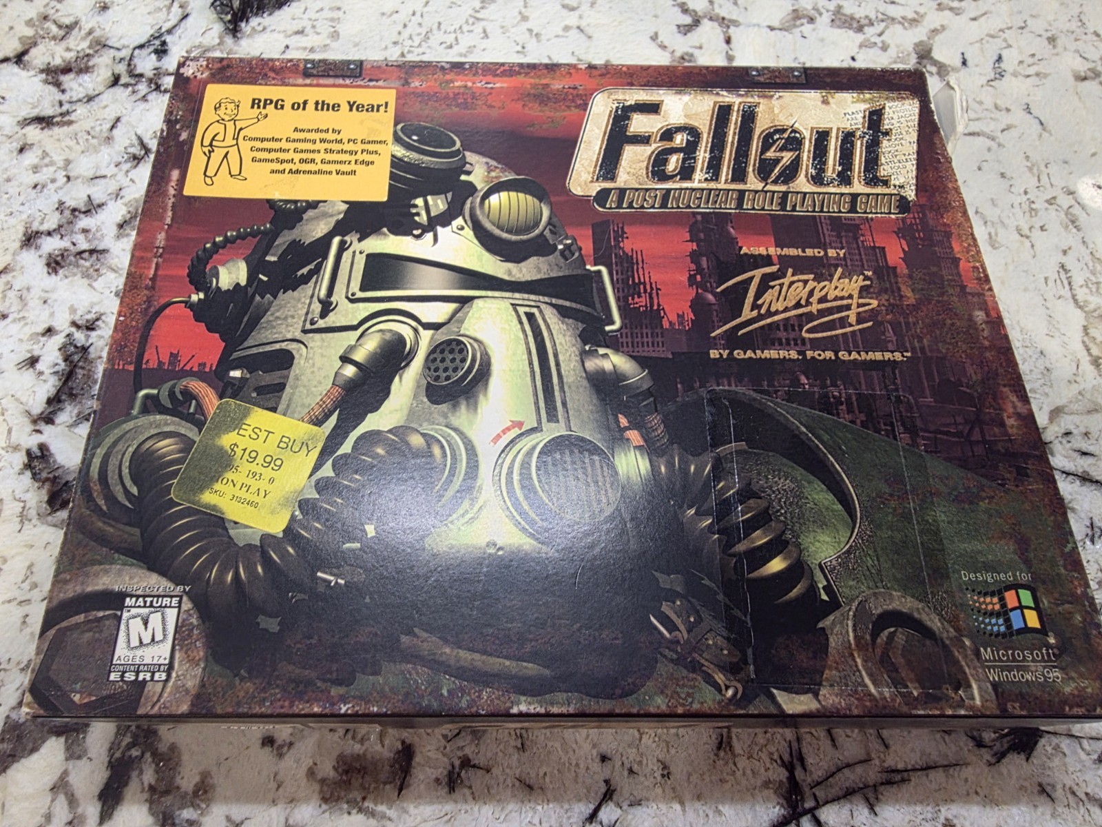 Fallout A Post Nuclear Role Playing Game Interplay PC Big Box RPG Game CD CIB
