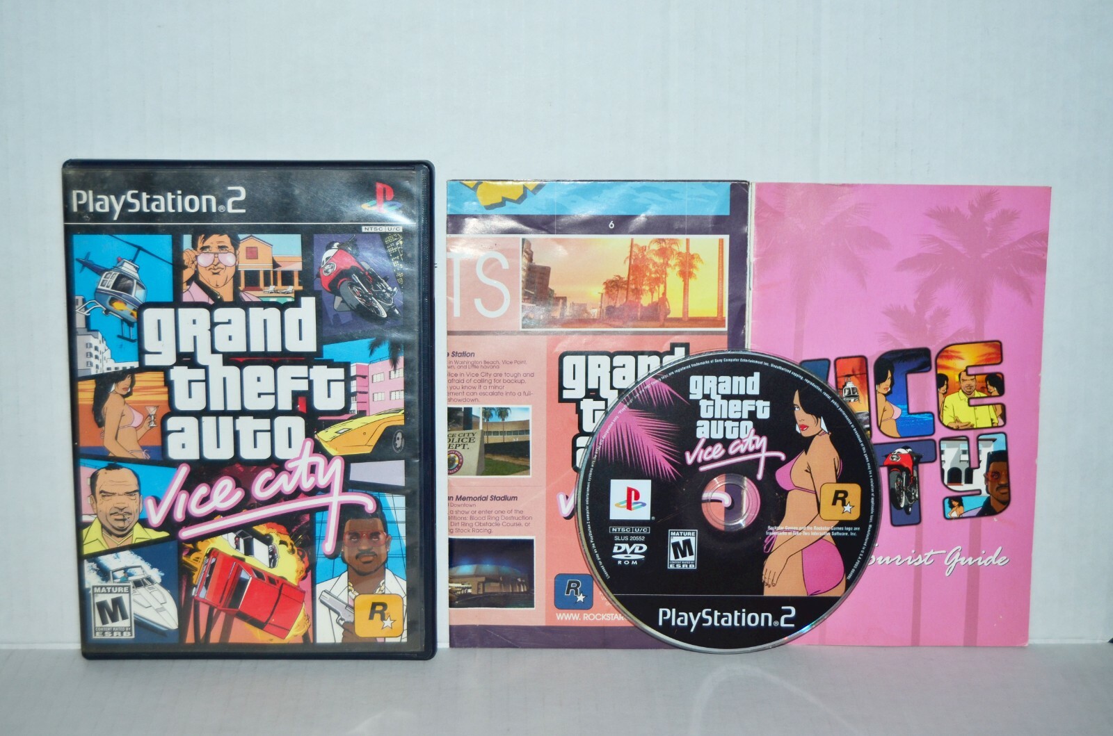 Grand Theft Auto: Vice City (Sony PlayStation 2, 2002) GTA PS2 Black Label CIB