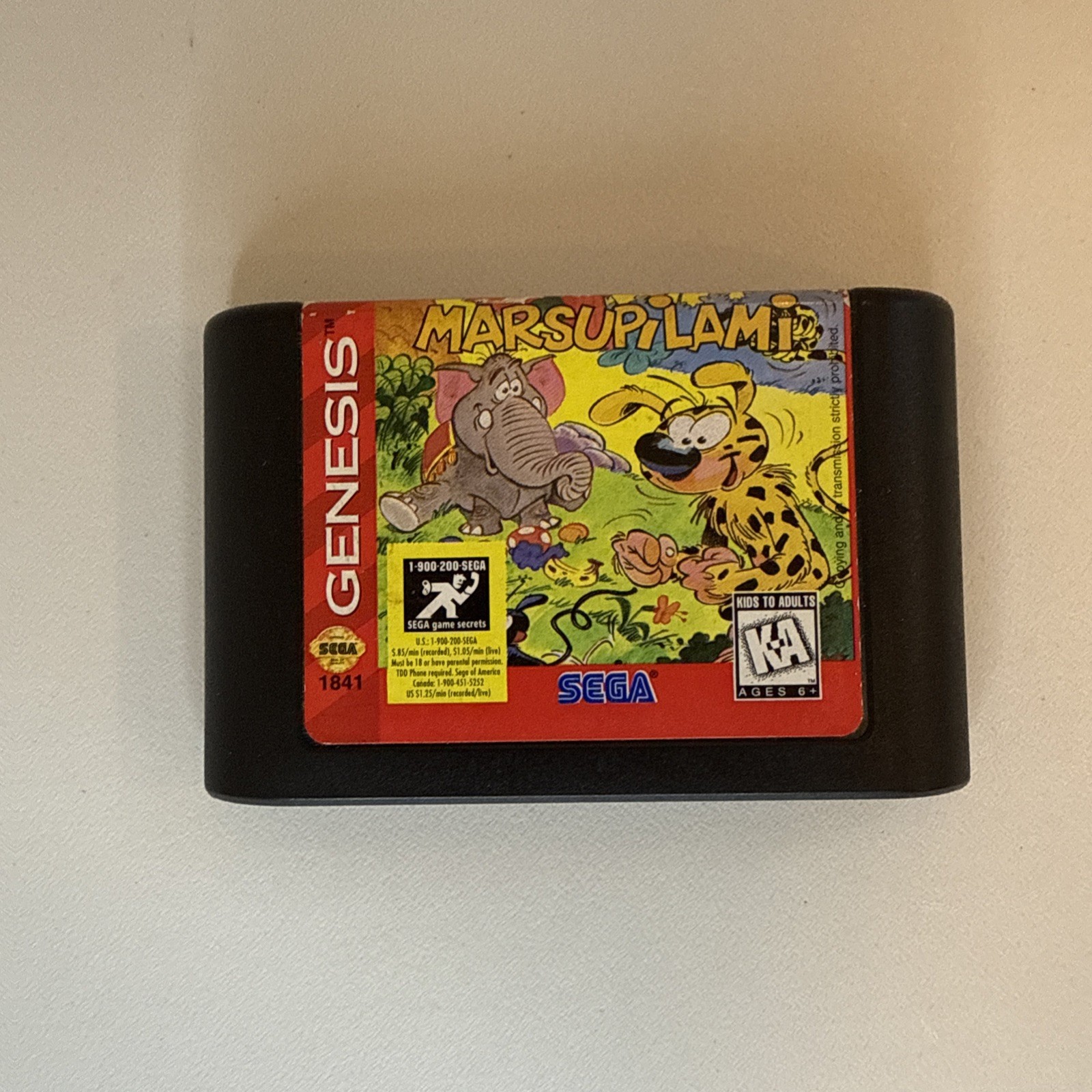 Marsupilami (Sega Genesis, 1996) (Cartridge Only)