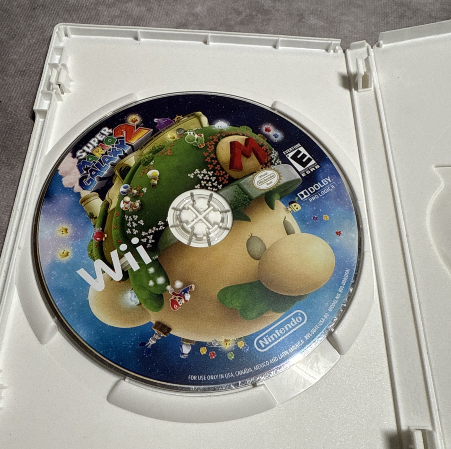 Super Mario Galaxy 2 Nintendo Wii RVL-P-SB4E Game 2010 E-Everyone