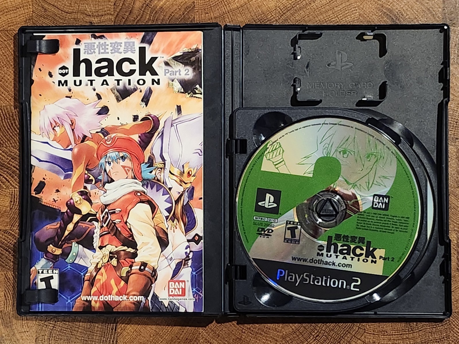 .hack Dot Hack Mutation Part 2 PS2 CIB Conplete with DVD Tested