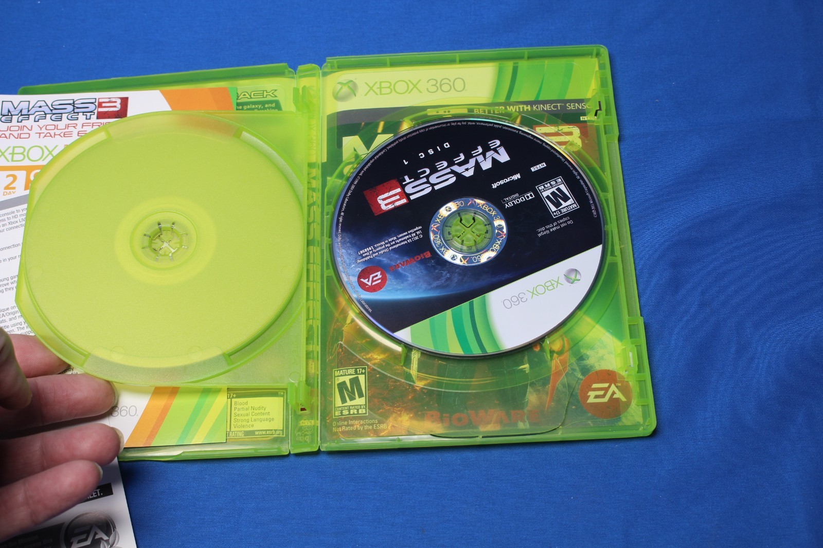 Mass Effect 3 (Microsoft Xbox 360, 2012) Complete Tested Working No Manual
