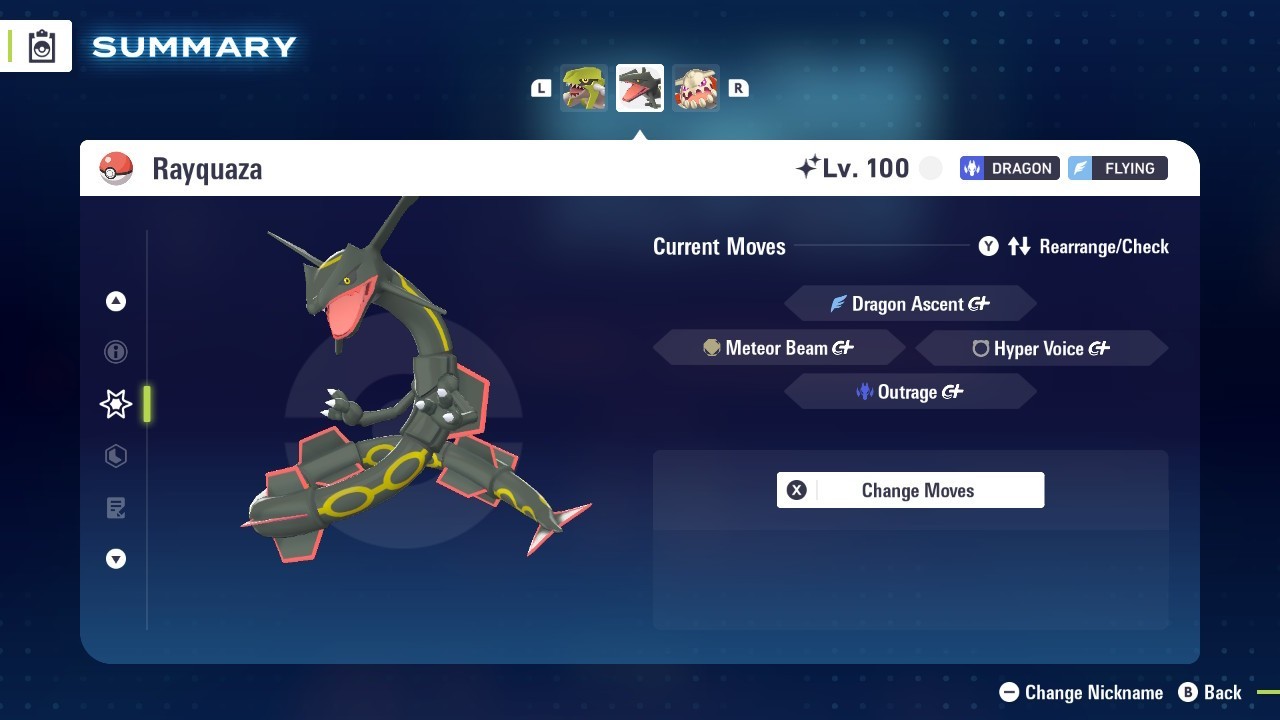 Pokemon Legends ZA ✨ 6IV Shiny Legendary Rayquaza✨Fast 🚀Masterball Held