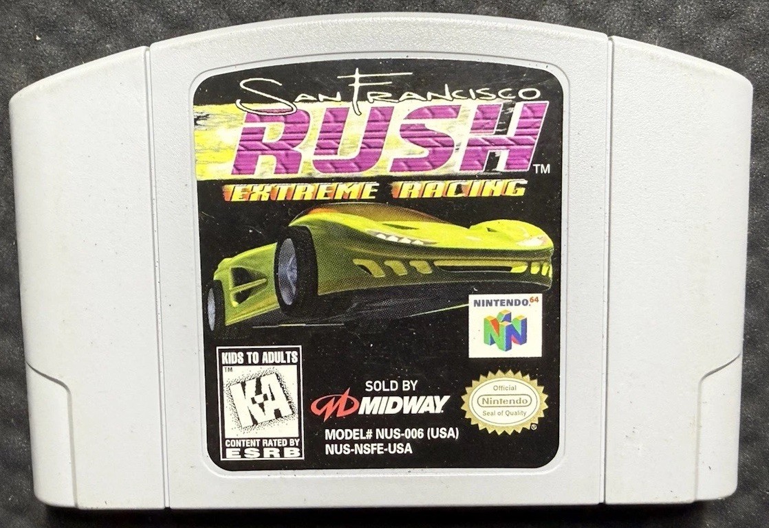 San Francisco Rush: Extreme Racing (Nintendo 64 N64) NTSC Tested Authentic
