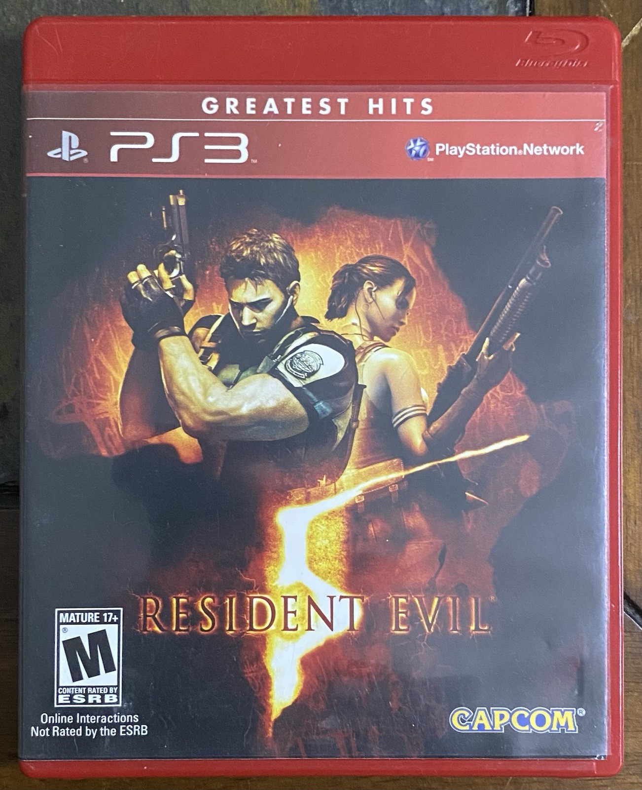 Resident Evil 5 PlayStation 3/PS3 Capcom, Complete With Manual
