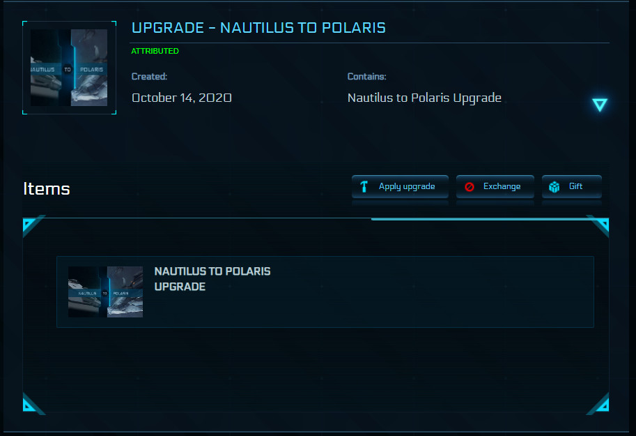Star Citizen – Nautilus to RSI Polaris CCU