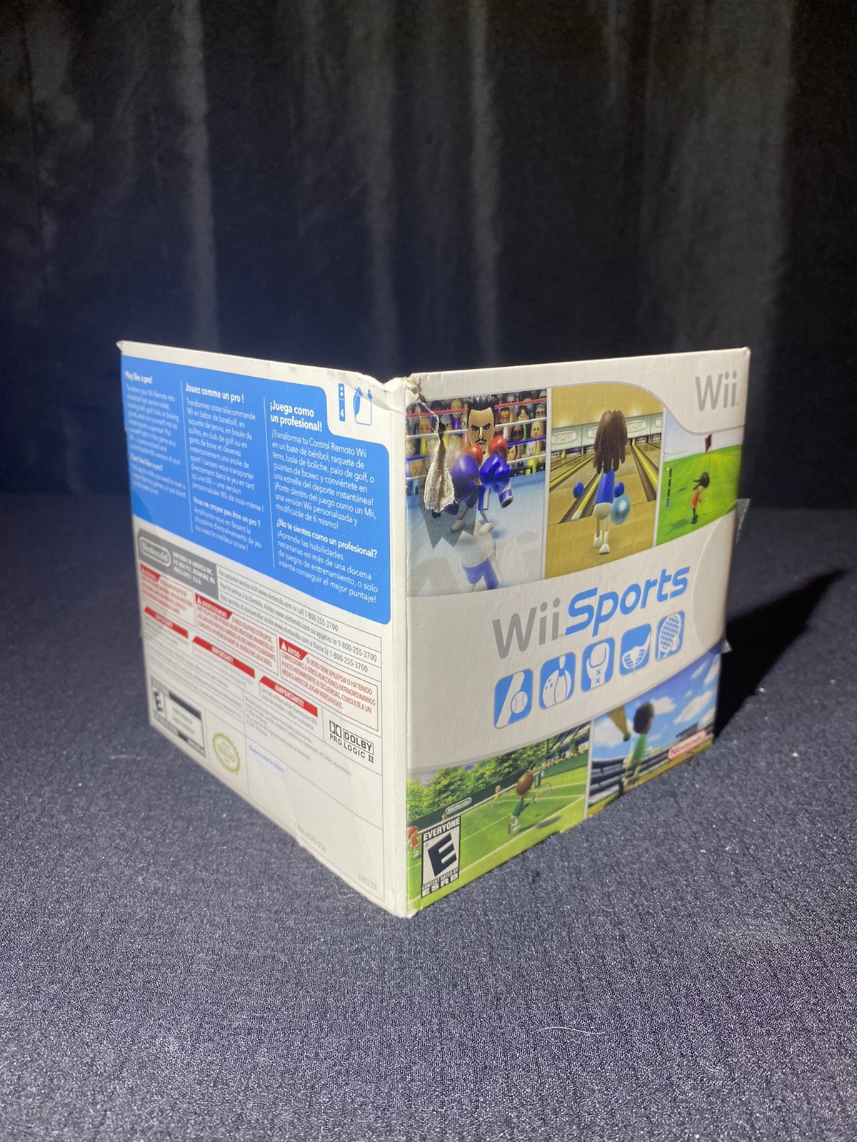 Wii Sports (Nintendo Wii, 2006) With Cardboard Sleeve Manual Tested Working