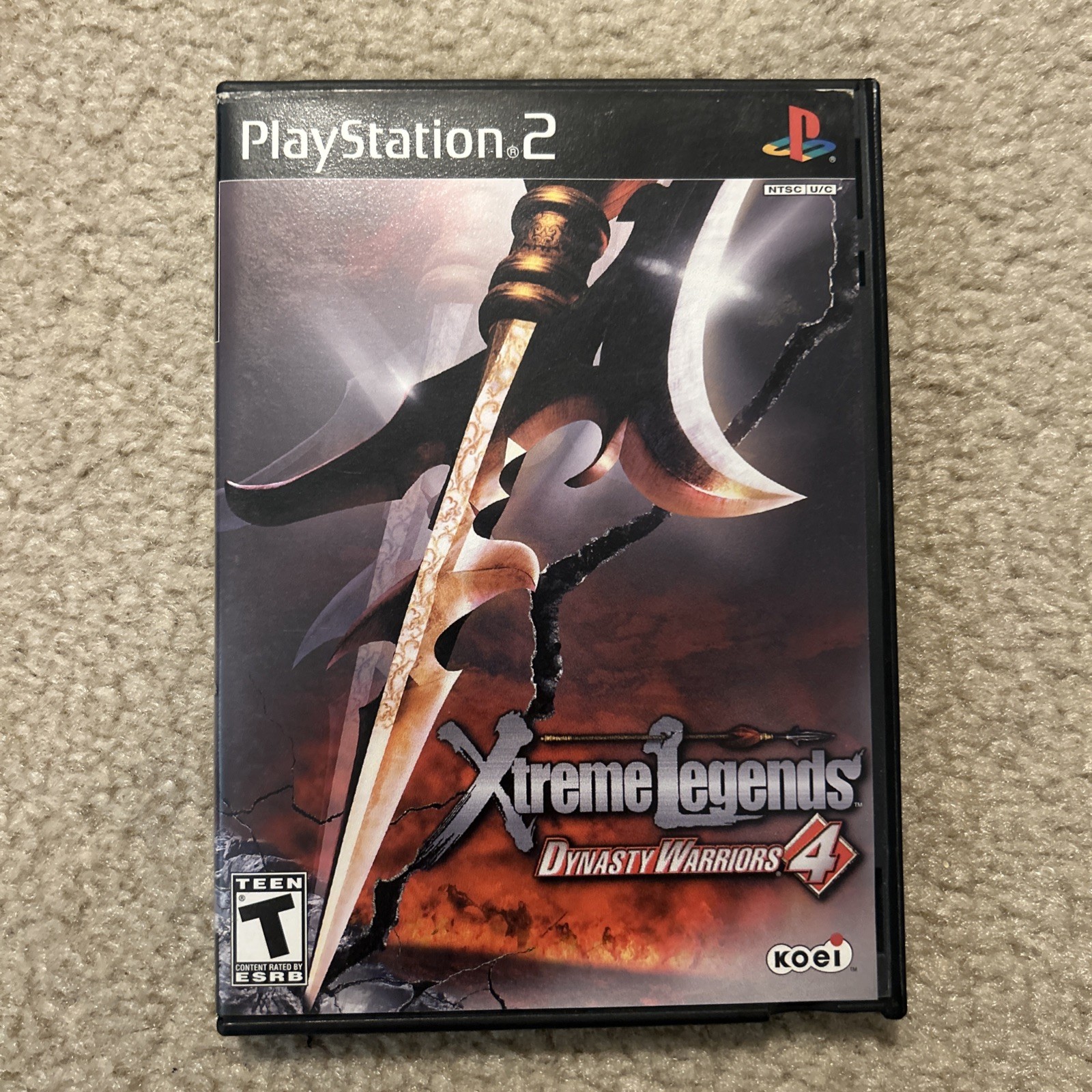 Koei Dynasty Warriors 4: X-Treme Legends PS2 Manual Included T NTSC-U/C