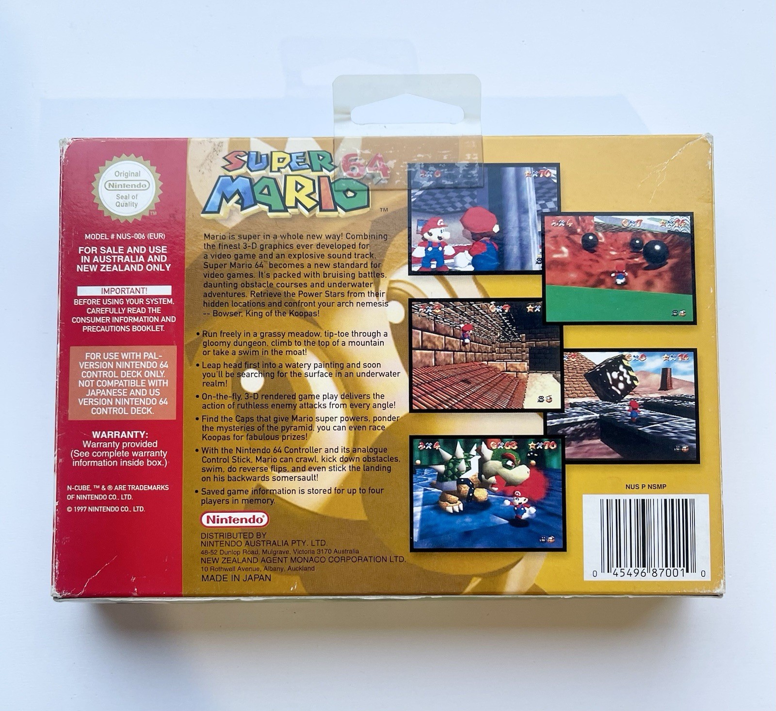 🔥CIB🔥 Super Mario 64 Nintendo 64 N64 Boxed PAL AUS