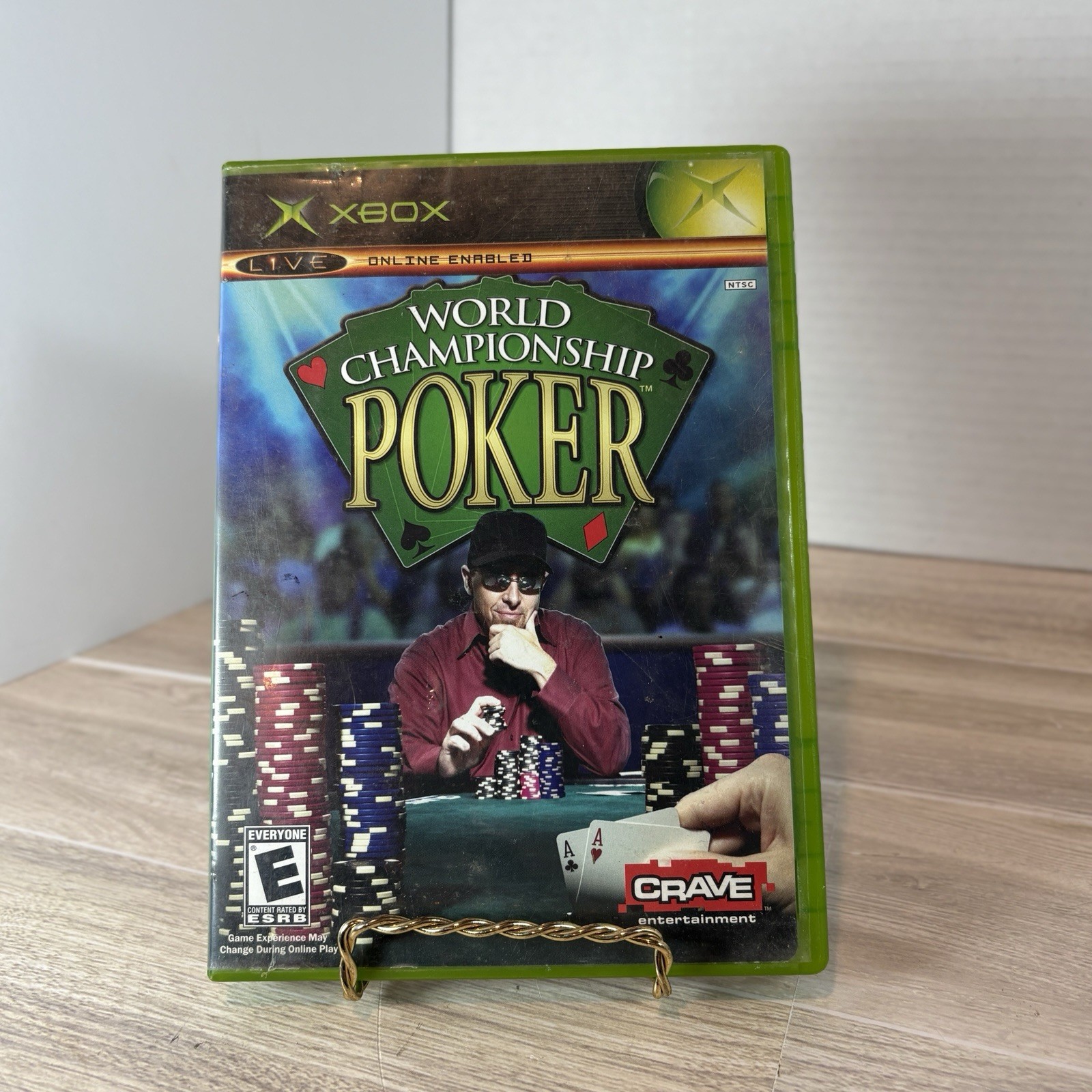 World Championship Poker Xbox CIB Complete Tested Authentic Card Casino Game