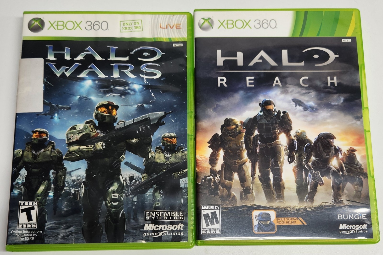 Halo Wars & Halo Reach (Microsoft Xbox 360) Lot Tested