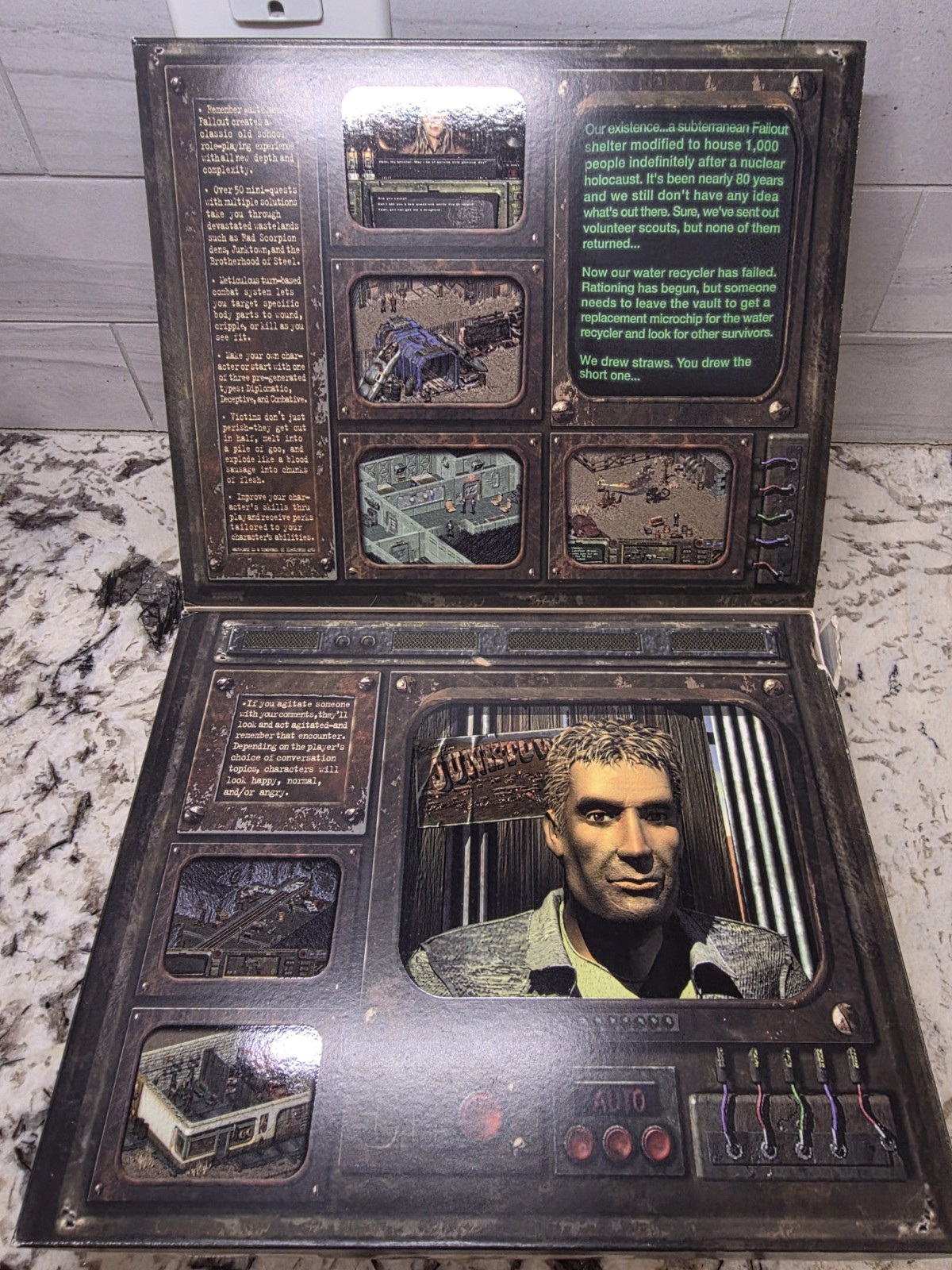 Fallout A Post Nuclear Role Playing Game Interplay PC Big Box RPG Game CD CIB