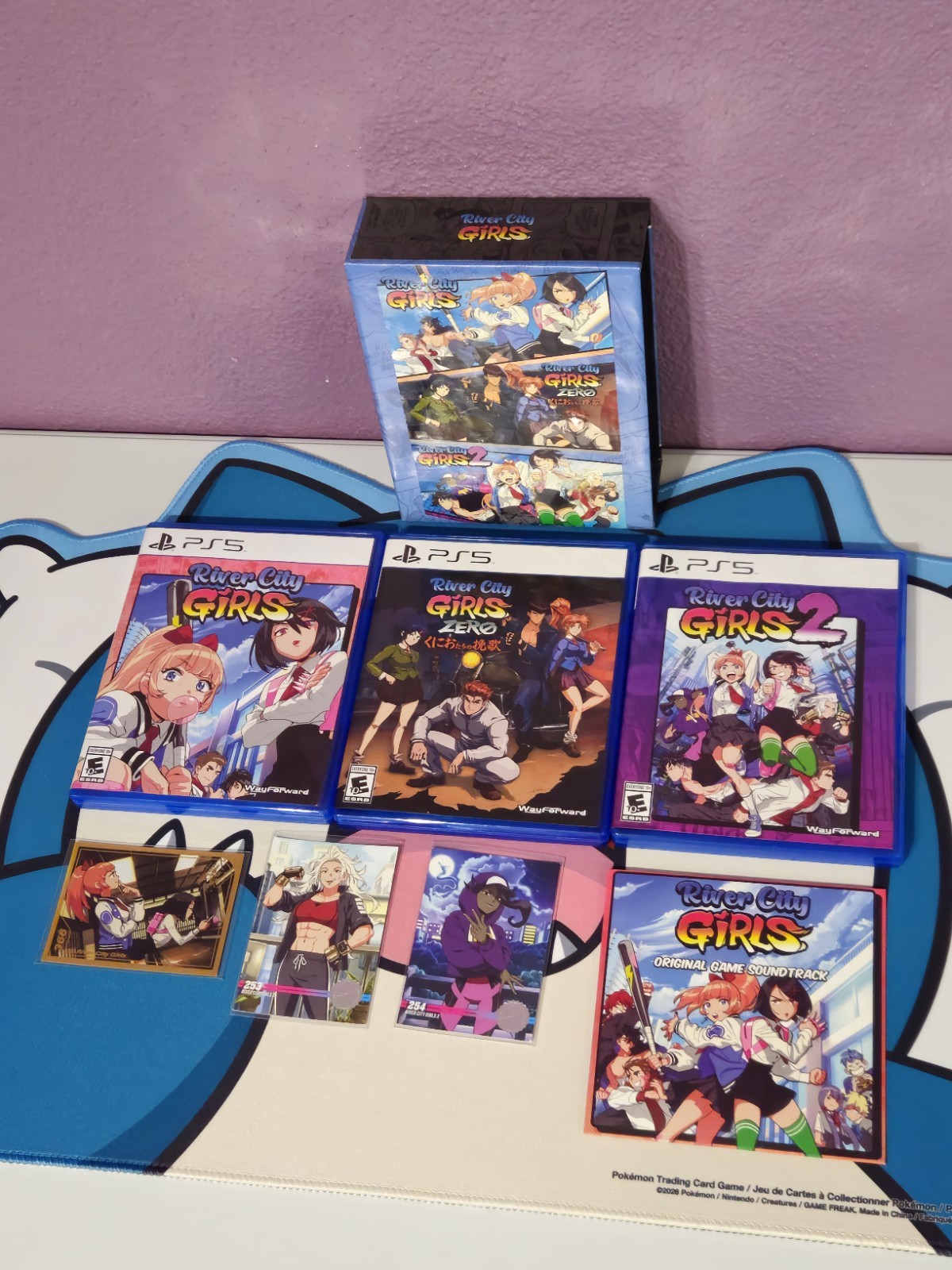 River City Girls PS5 – 3 Games – Collectible box – Cards – Sealed Soundtrack