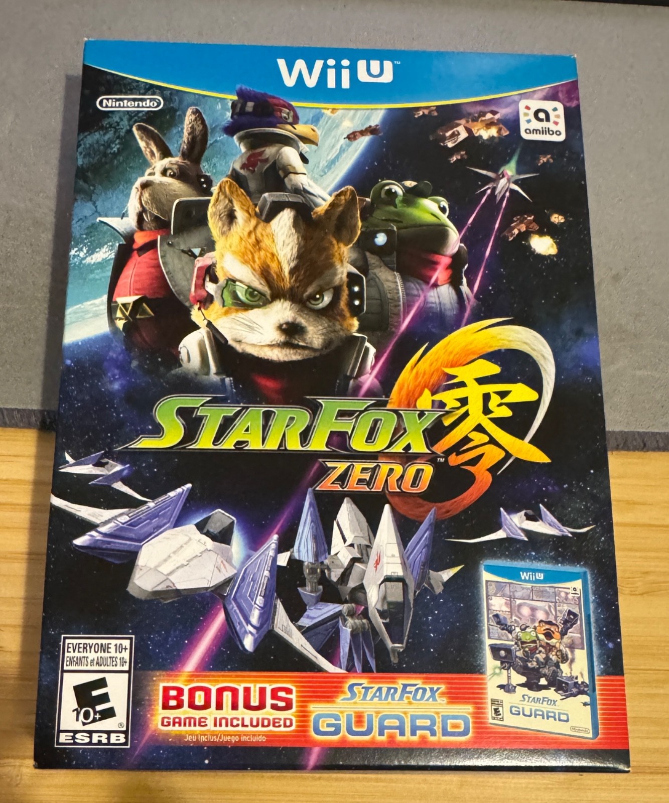 BRAND NEW Wii U StarFox Zero in Box with Star Fox Guard Game SEALED Nintendo
