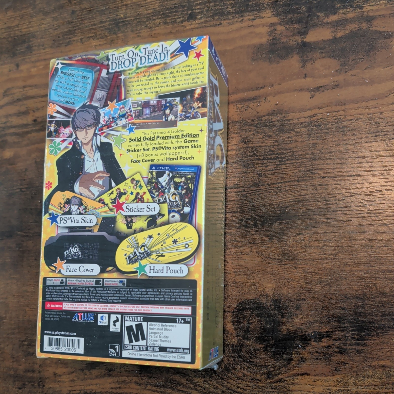 Persona 4 Golden Solid Gold Premium Edition – Sony PlayStation Vita