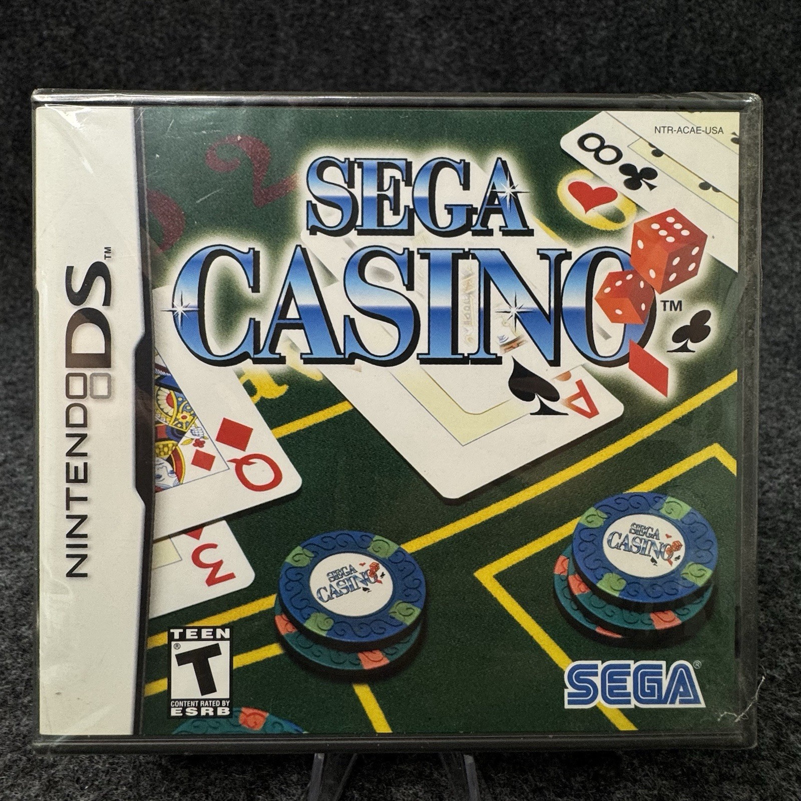 SEGA Casino Nintendo DS 2005 New Sealed Card Poker Blackjack Video Game Teen USA