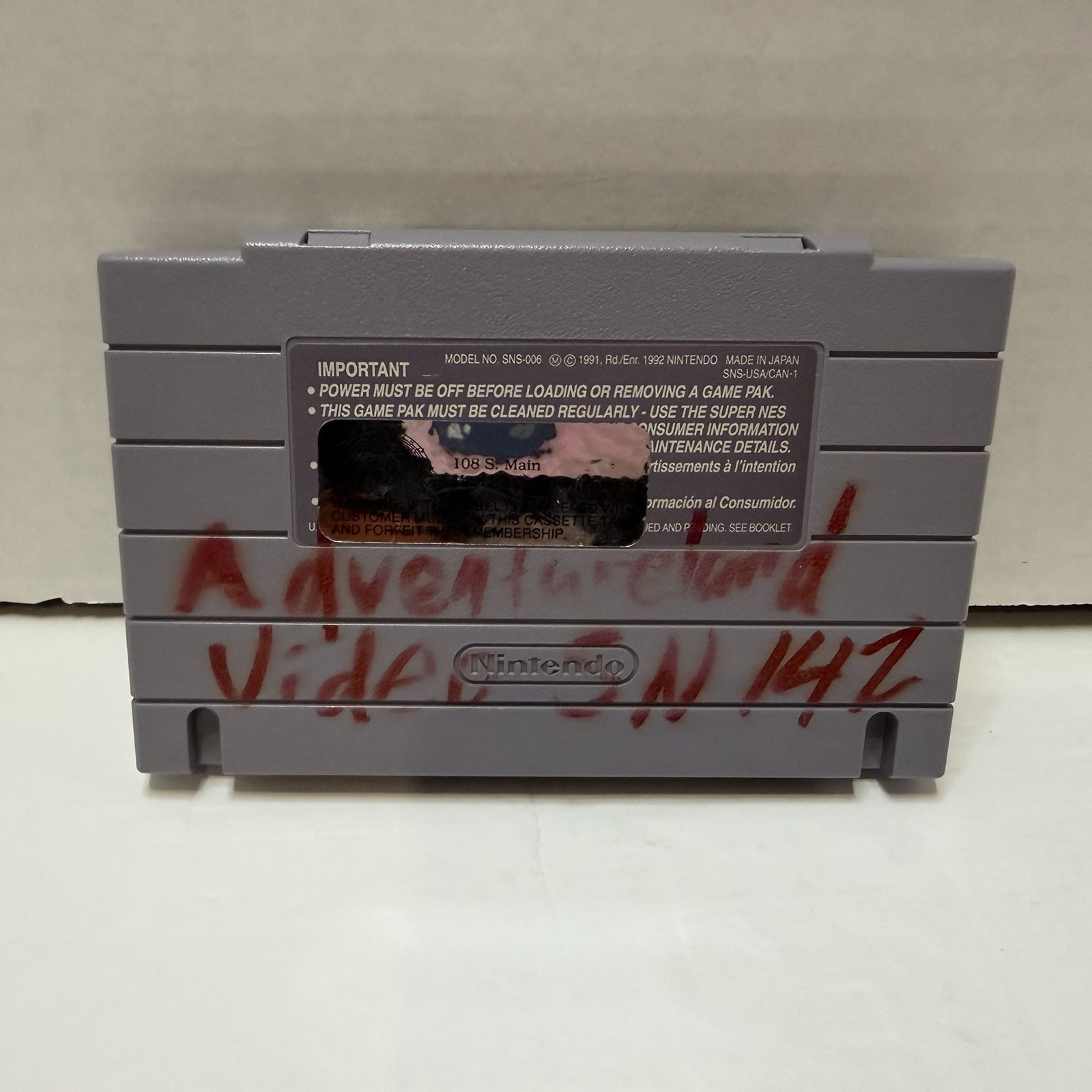 Super Slam Dunk (Super Nintendo Entertainment System, 1993) Game And Box Tested!