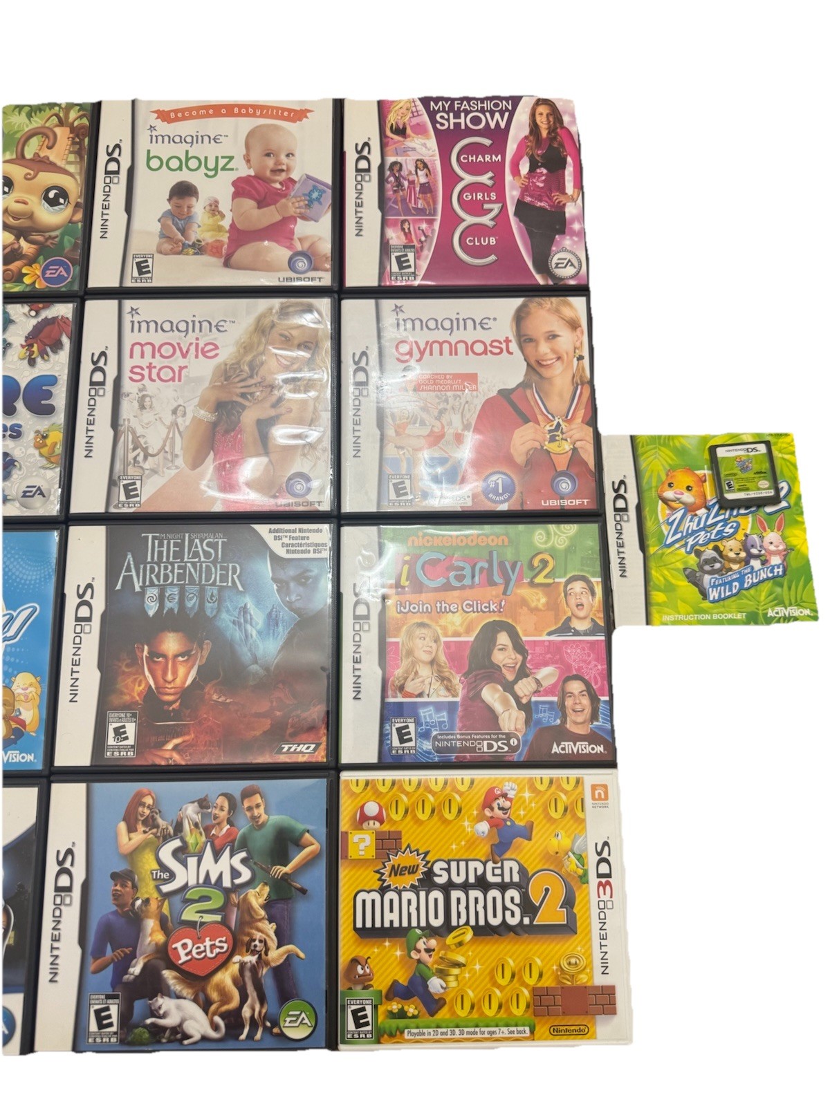 Nintendo DS 16 Game Lot All CIB And Tested + 1 Bonus DS Game