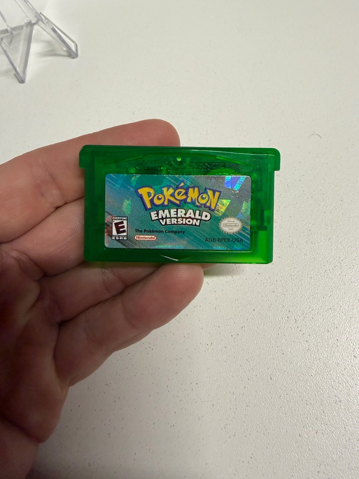 Pokemon Emerald Version * New Battery * (Game Boy Advance GBA) * AUTHENTIC *