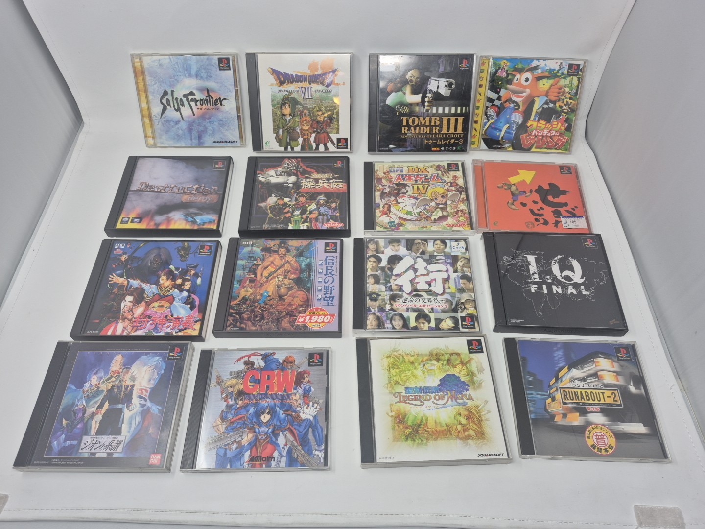 Lot of 16 Games Set Sony PlayStation PS1 Japan Import Region Lock US Seller
