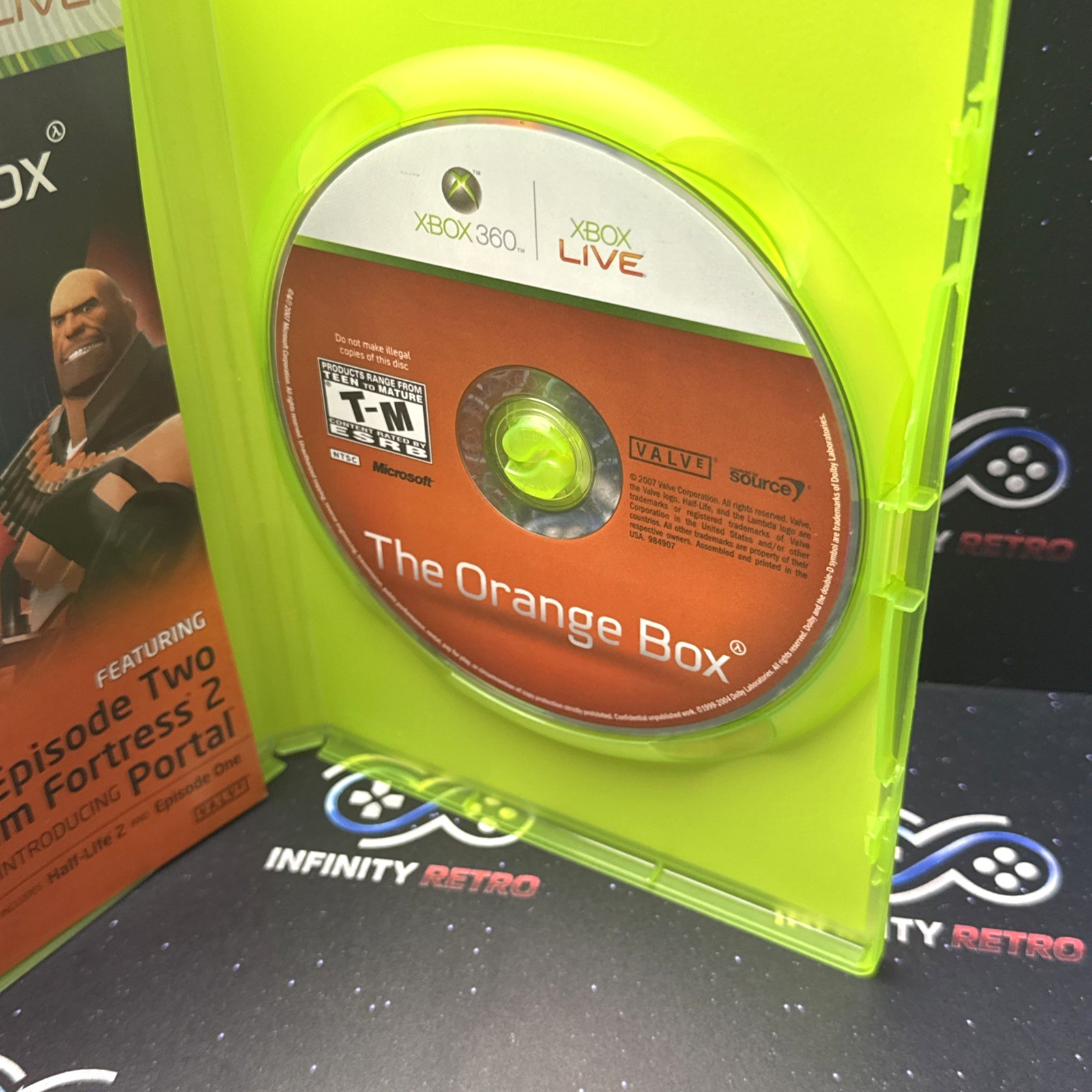 The Orange Box Microsoft Xbox 360 CIB Complete Refurbished Tested Free Shipping