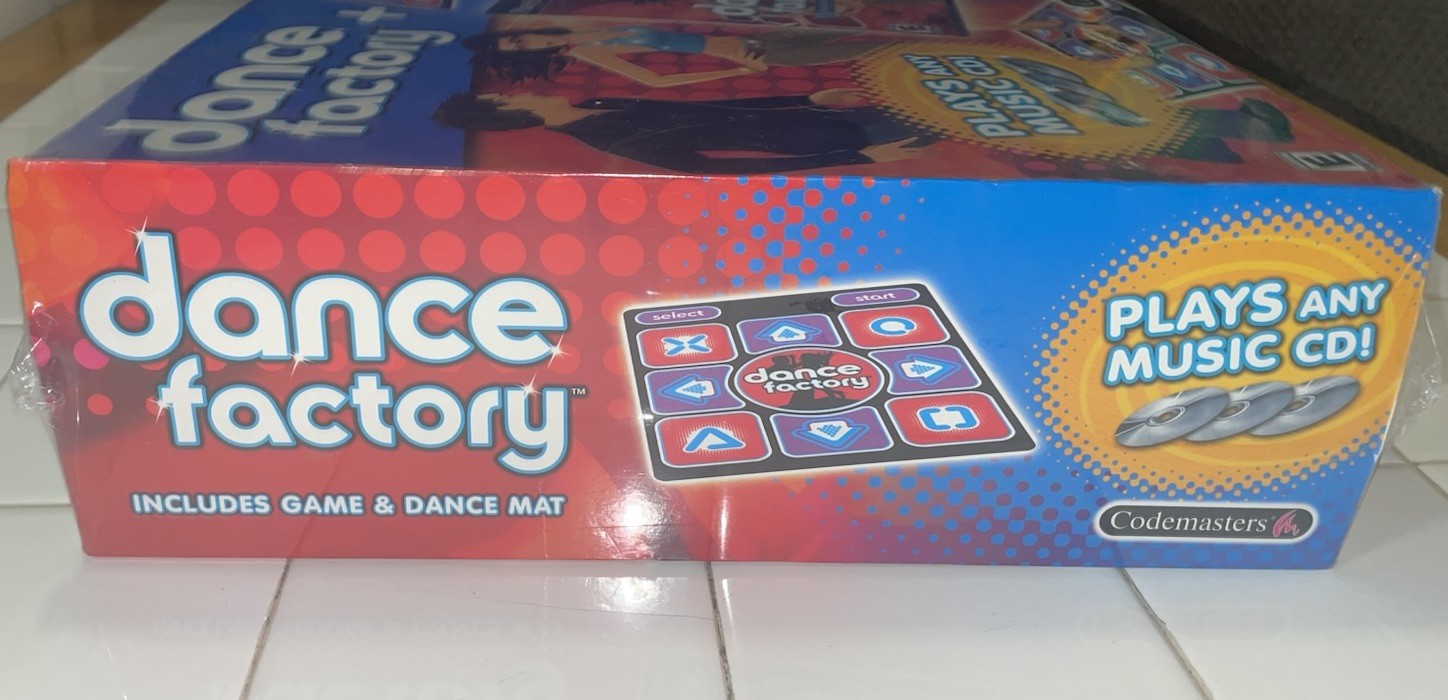 Dance Factory Game Mat Bundle PlayStation 2 PS2 Codemasters New Sealed