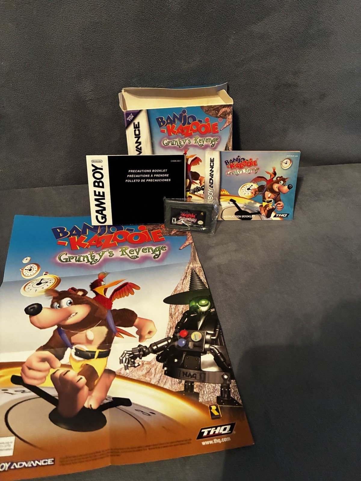 THQ Banjo-Kazooie: Grunty’s Revenge GBA CIB