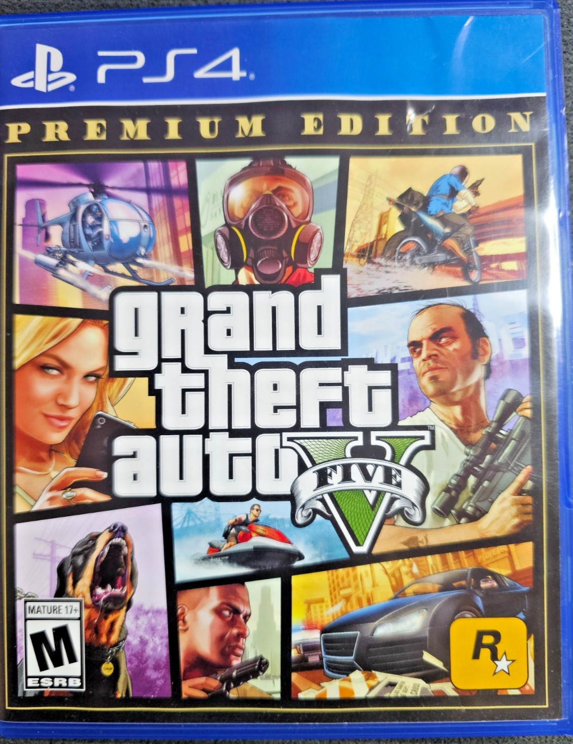 GRAND THEFT AUTO V – GTA 5 – Premium Edition – PlayStation 4 – PS4 Video Game