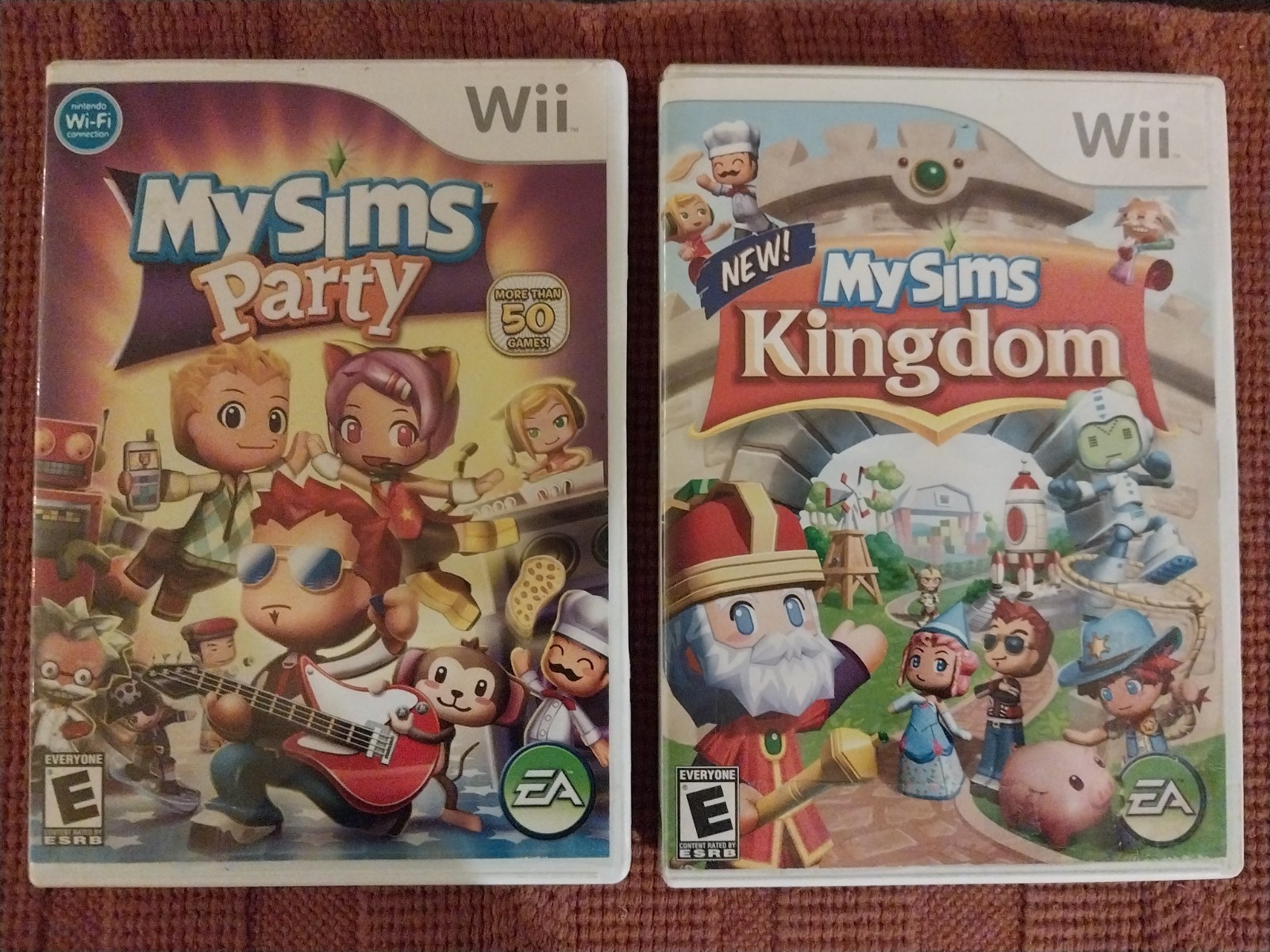 MY SIMS PARTY + MYSIMS KINGDOM (Nintendo Wii Lot)