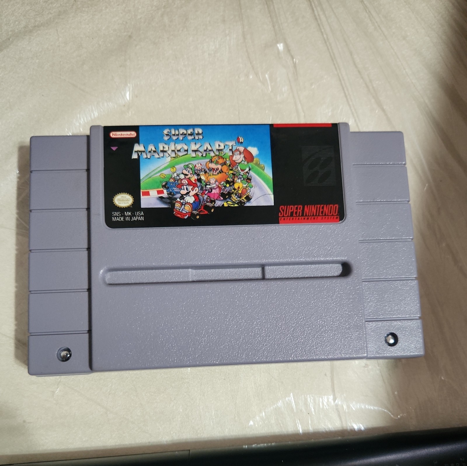 Nintendo Super Mario Kart SNES Racing Game NTSC-U/C Mario Kart Series
