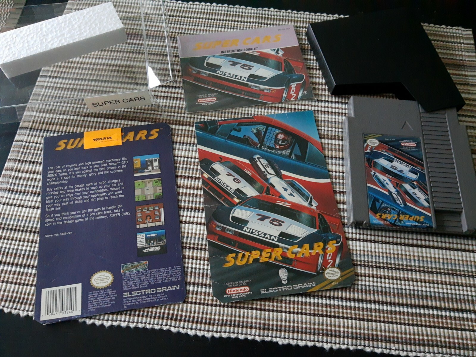 Super Cars Racing (Nintendo Entertainment System) NES Mint condition / Rare