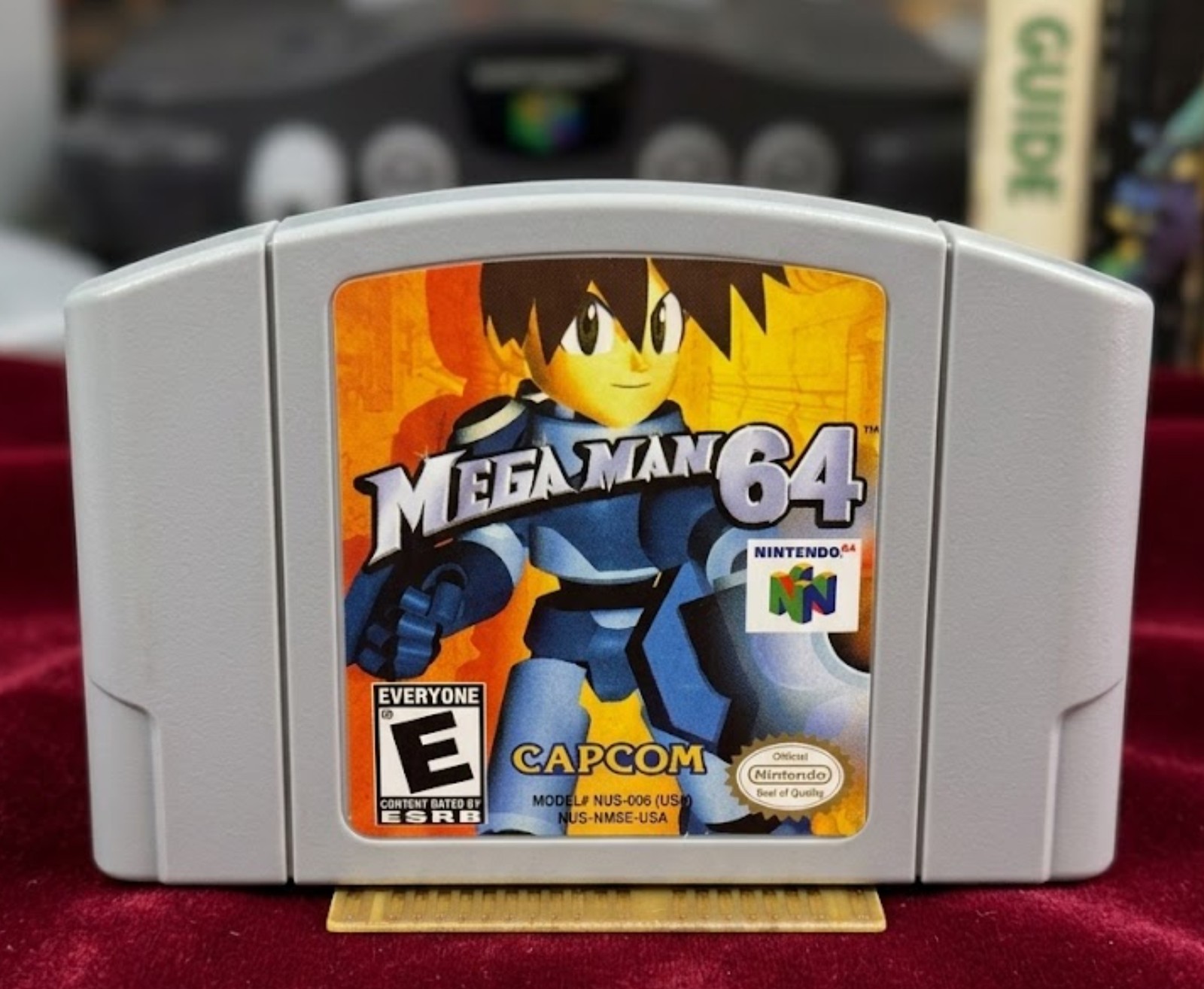 Mega Man 64 N64 Game Cartridge Classic Retro Action Adventure Video Gaming