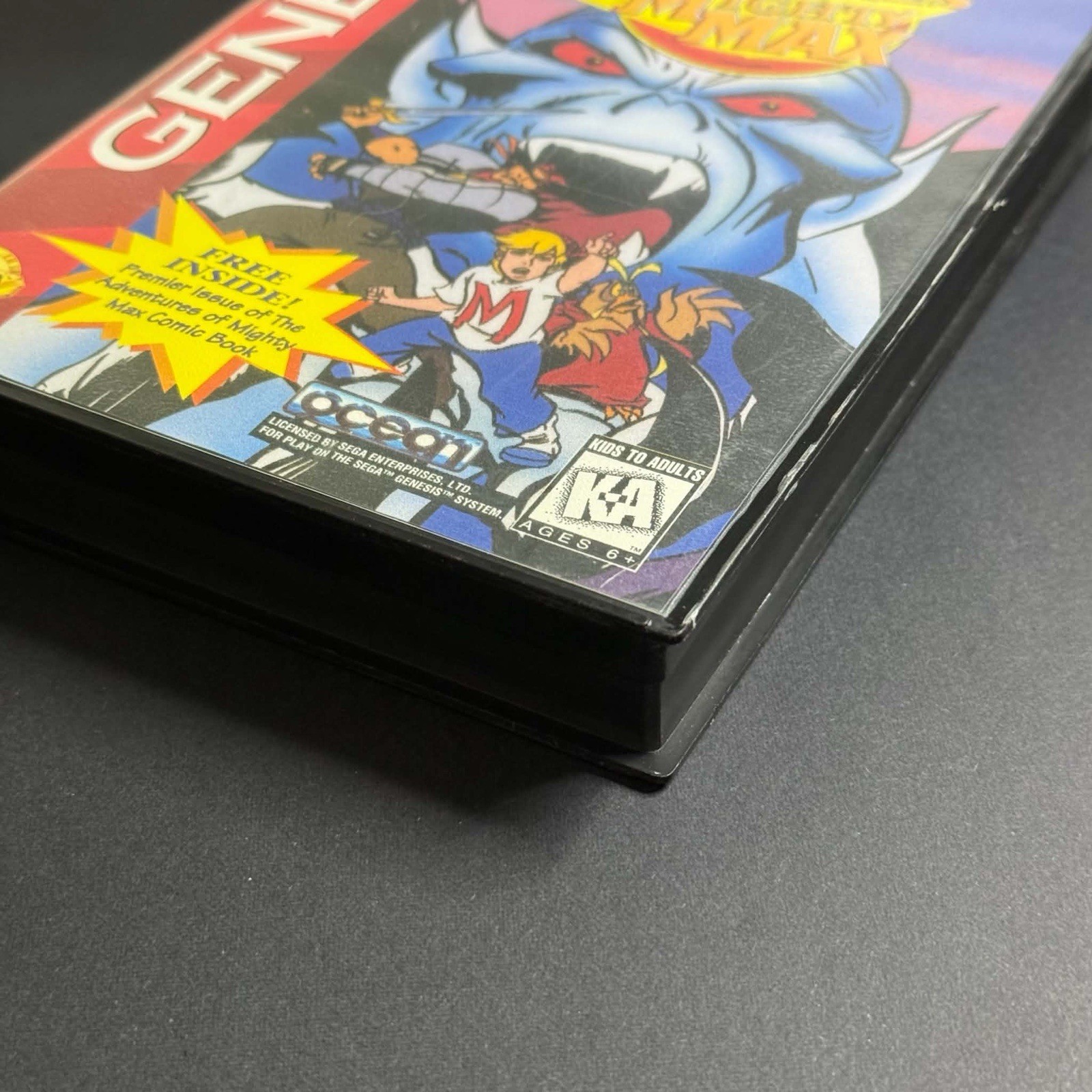 Ocean Mighty Max Action & Adventure (Sega Genesis, 1993) CIB Complete