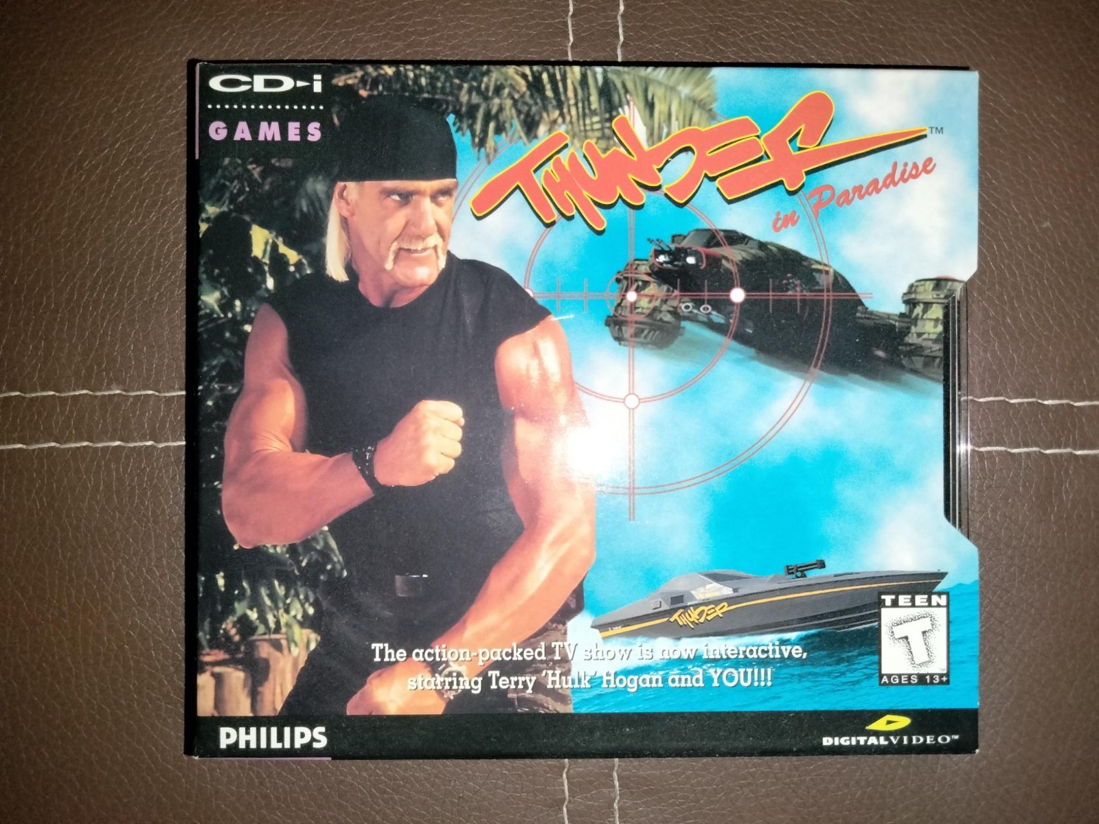 THUNDER IN PARADISE – PHILIPS CD-i – HULK HOGAN – MINT CONDITION!