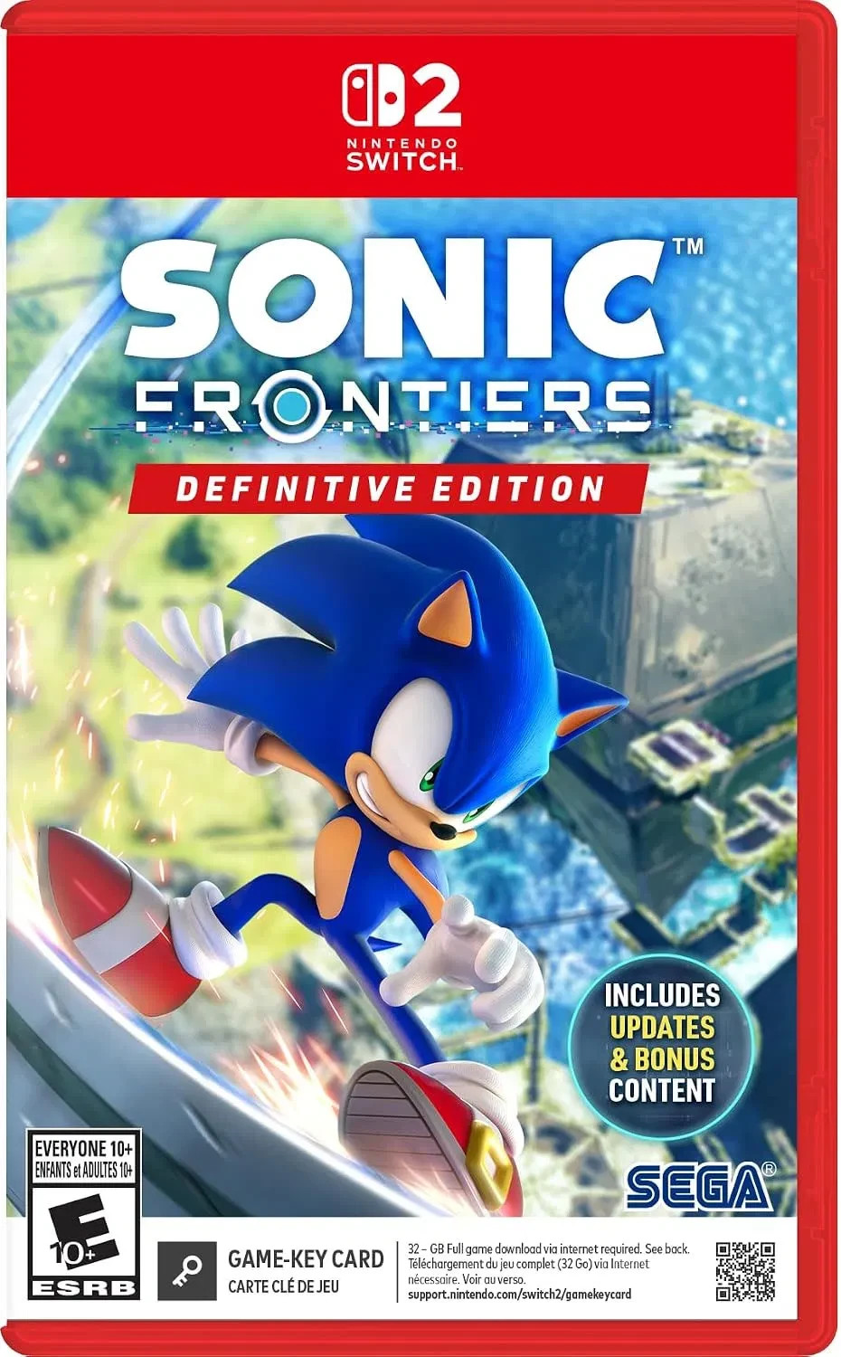 Sonic Frontiers: Definitive Edition (Nintendo Switch 2) BRAND NEW