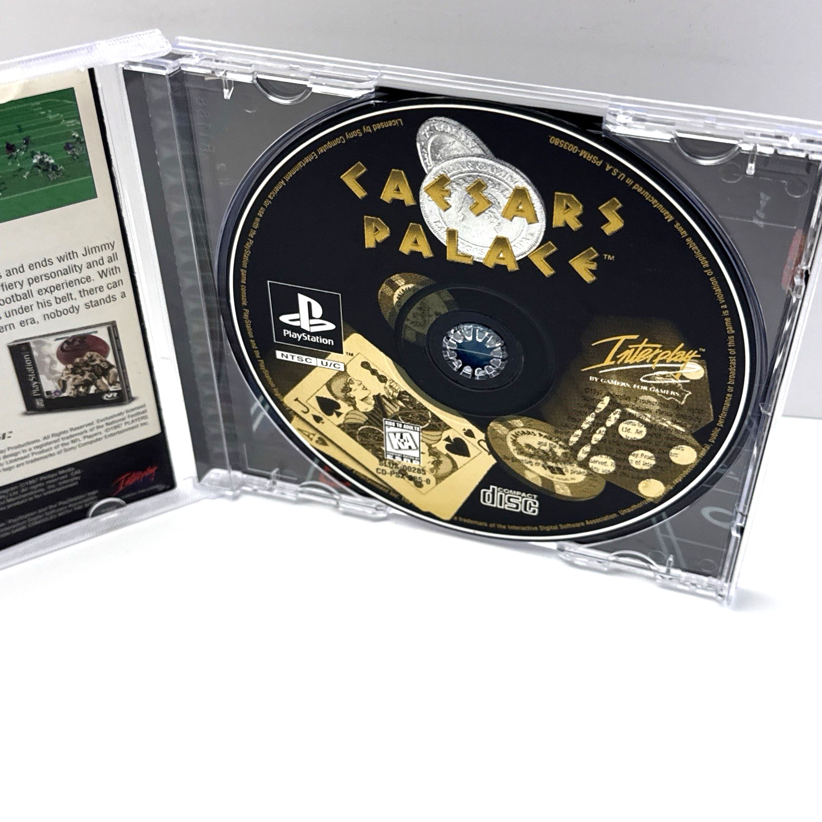 Caesars Palace Sony PlayStation 1 PS1 CIB Refurbished & Tested Free Shipping