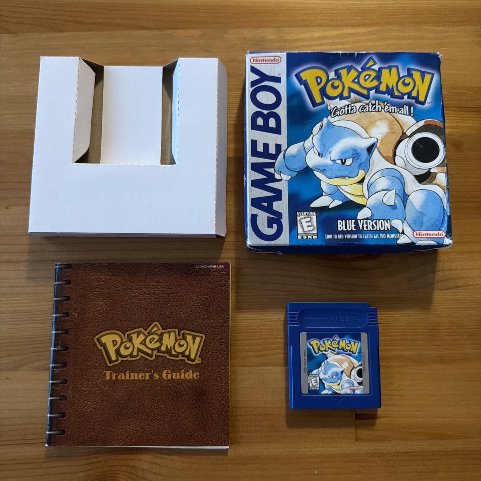 GB Pokemon Blue Version Game Boy 1998 CIB Complete Game Boy