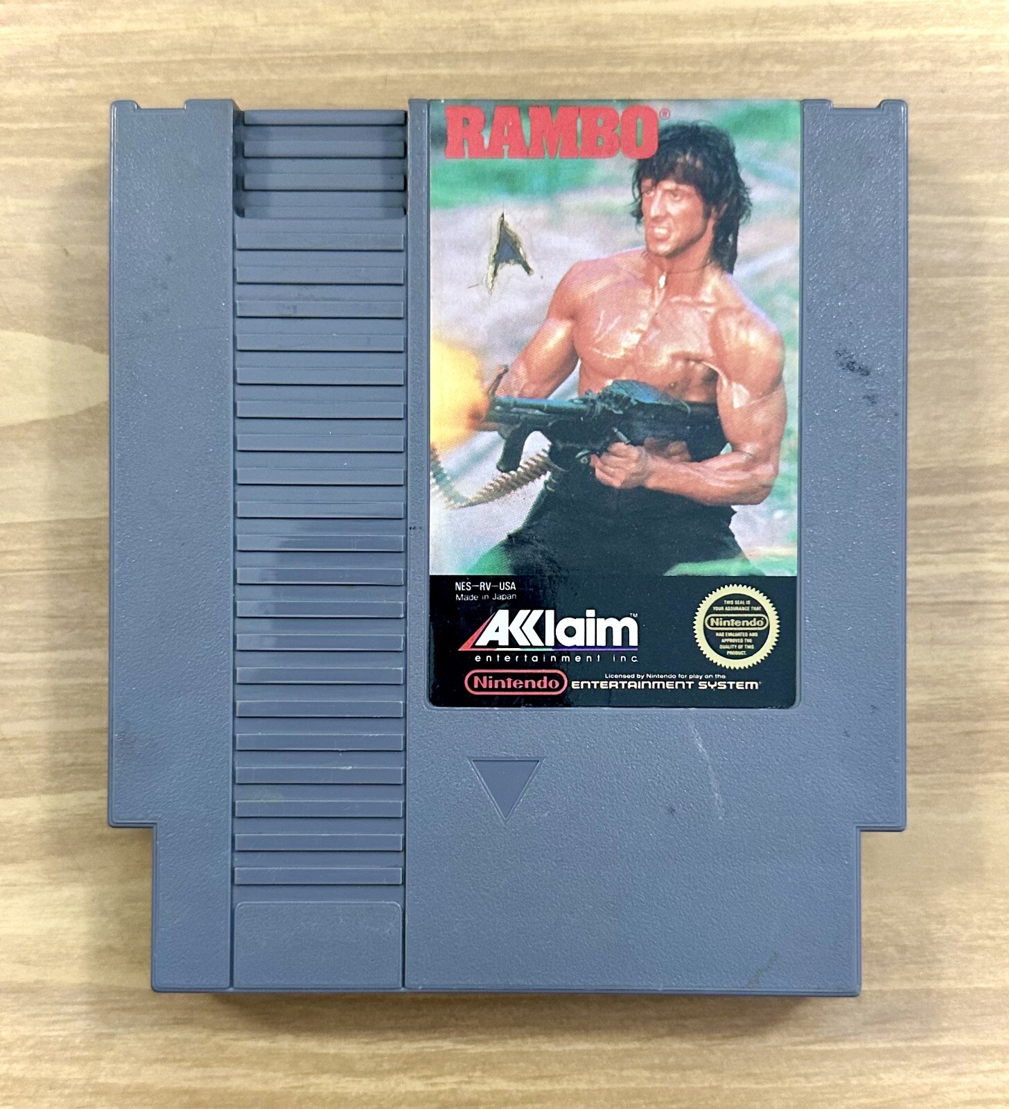NES ~ RAMBO ~ Acclaim ~ E ~ 1 Player ~ Cleaned ~ 1988 ~ !L🔴🔴K!