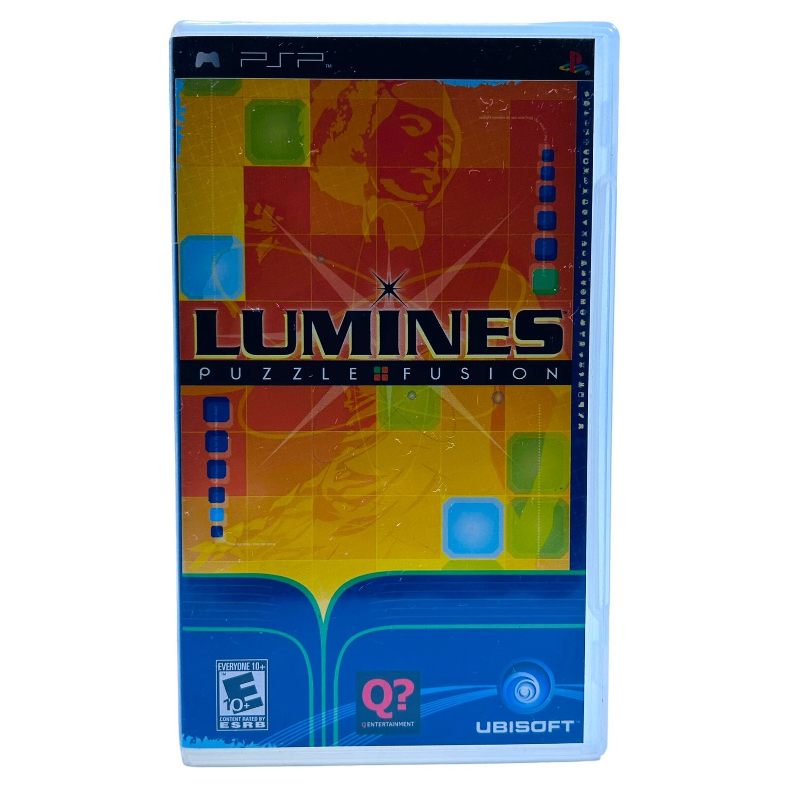 Lumines (Sony PSP, 2005) Tested UMD Game Disc and Case