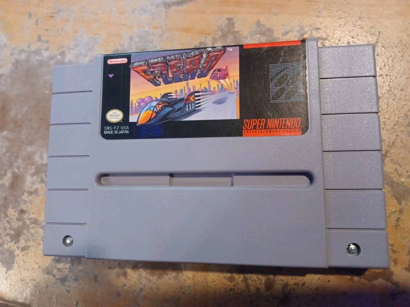 F-Zero SNES Cartridge Only