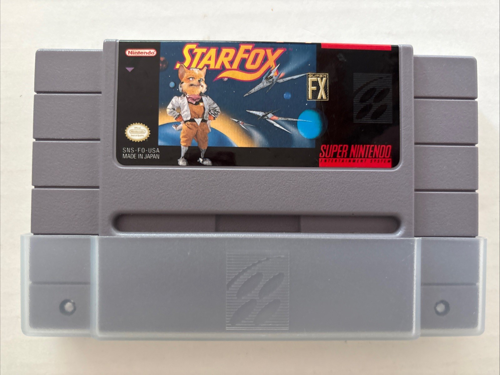 Star Fox Game Cartridge – SNES 1993 NTSC – Tested Working See Pics