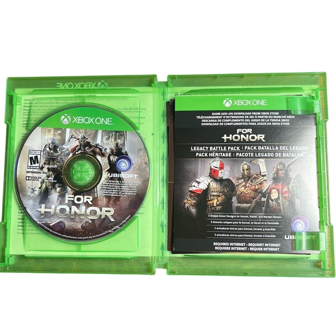 For Honor Microsoft Xbox One. Internet Required.