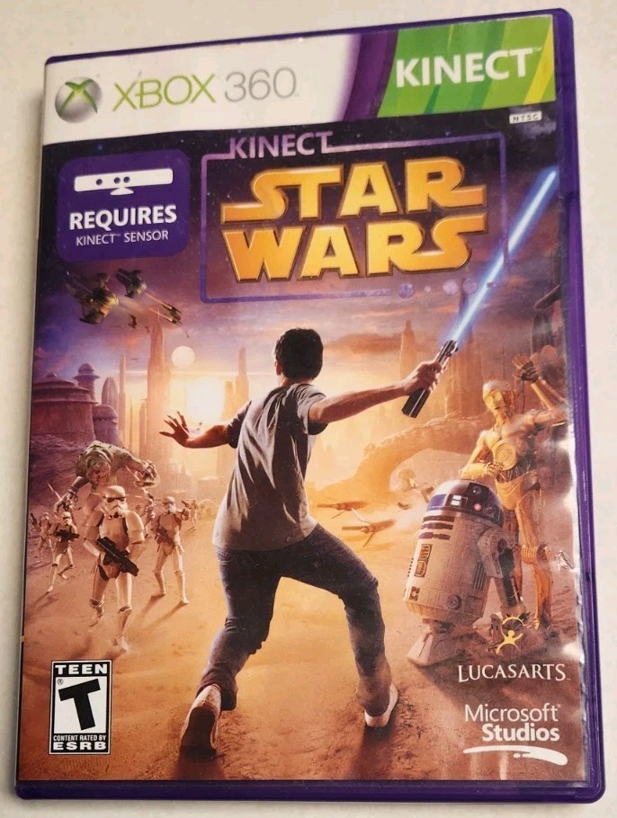 Kinect Star Wars Xbox 360 2012 Video Game Complete In Case