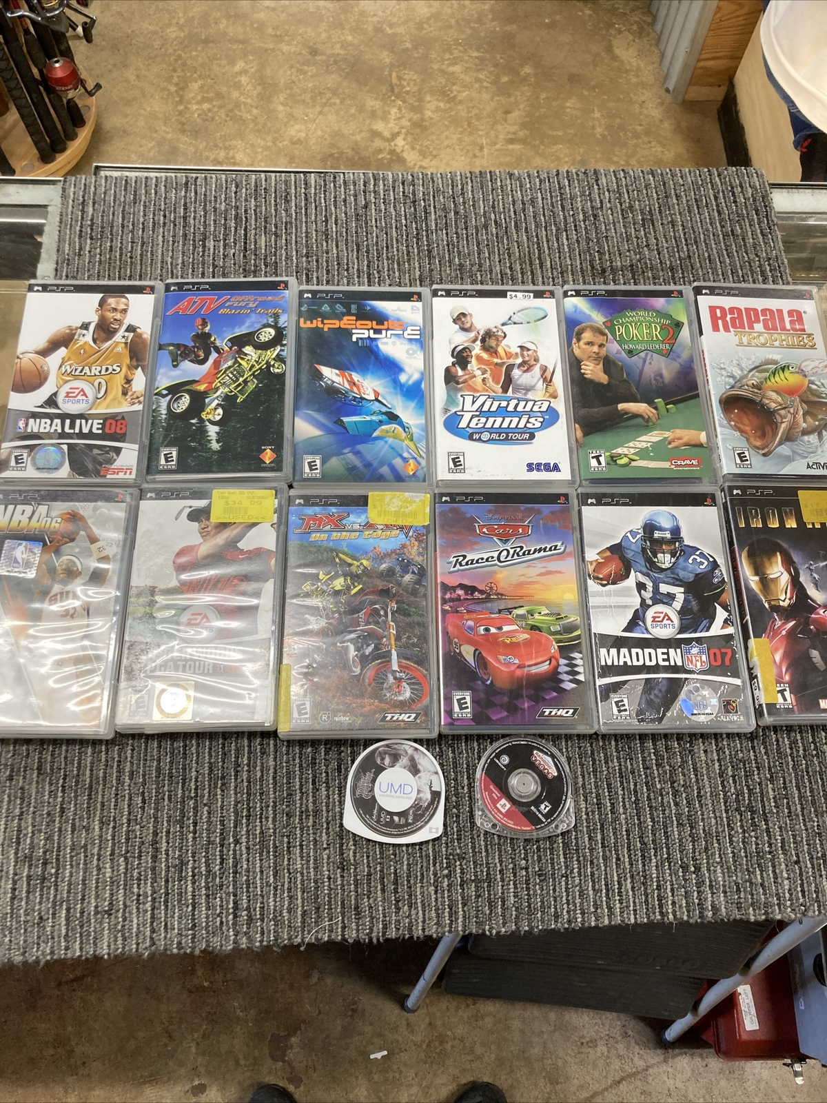 Lot Of 13 PSP Games(Cars Not Available “sold”)