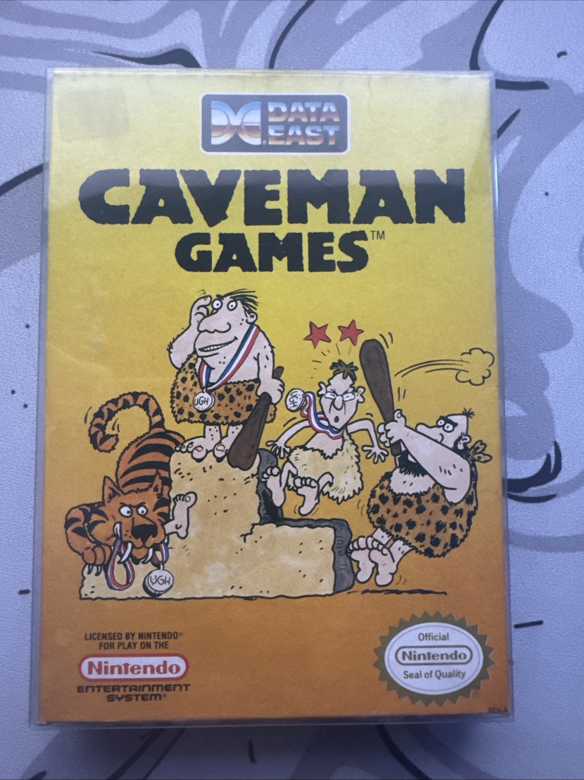 Caveman Games (Nintendo Entertainment System, 1990) C. I. B.
