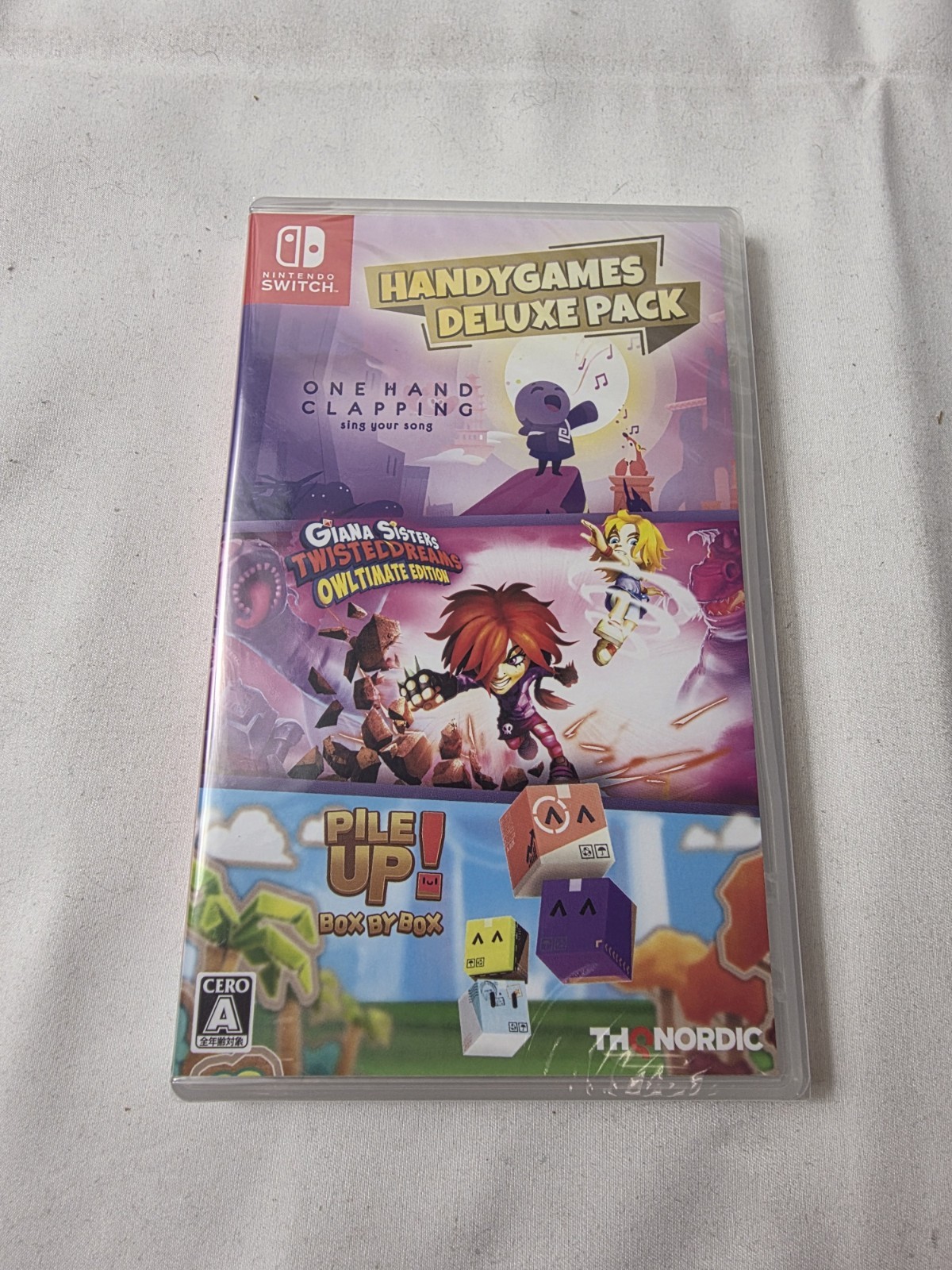 Handy Games Deluxe Pack Japan English Japanese Nintendo Switch USED