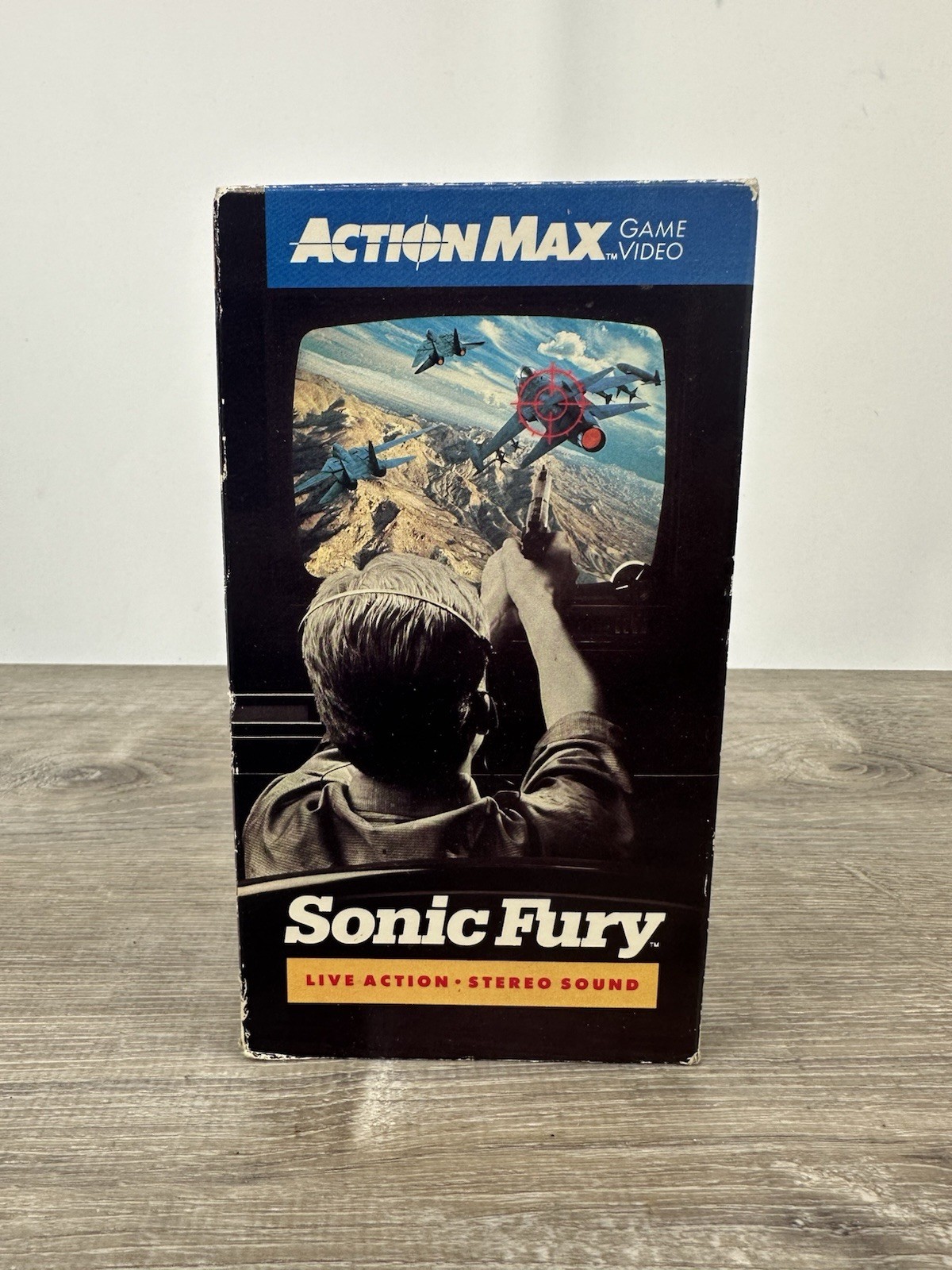 Sonic Fury (WOW Action Max, 1987) for the Action Max Console VHS tape